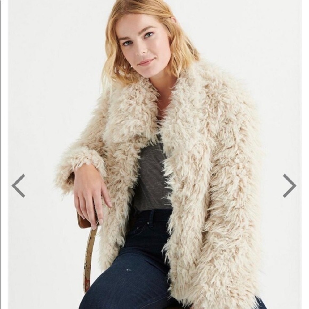 ☘️ Lucky Brand Faux Fur “Shag” Jacket ☘️